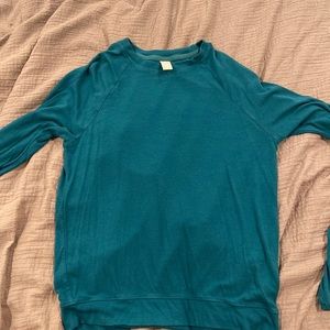 Athleta Girl Long sleeve teal